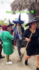 Matrimonio con temática de Shrek se viraliza en redes