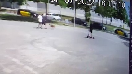 La víctima del robo de un reloj persigue al ladrón y lo captura