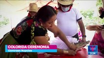 Alcalde de San Pedro Huamelula, Oaxaca, se casa con un caimán