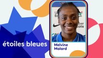 Étoiles bleues : Melvine Malard, attaquante qui souhaite faire honneur à toute la France