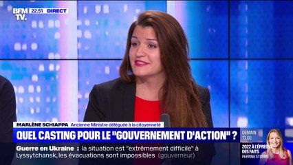 Marlène Schiappa à propos d'Élisabeth Borne: "Ça aurait été un très mauvais signal de faire partir la première femme Première ministre depuis Édith Cresson"