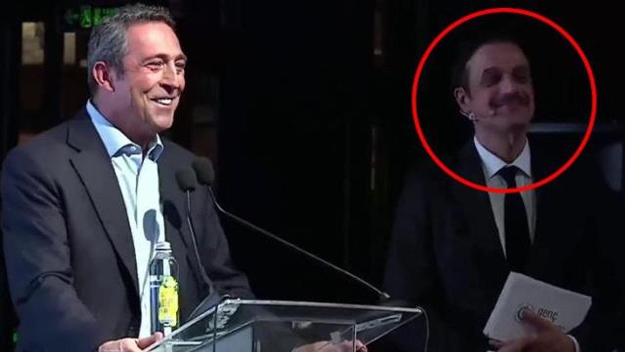 Toplantıya damga vuran anlar! Ali Koç, "Hangi takımlısın?" diye sorduğu ünlü oyuncu Ufuk Özkan'ı fena bozdu