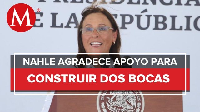 Hoy hacemos historia , dice Rocío Nahle tras inauguración de refinería en Dos Bocas