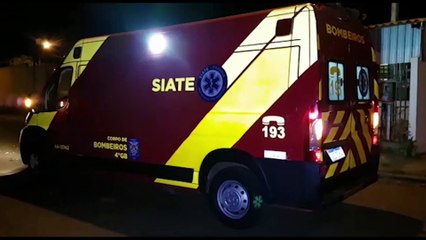 Motociclista fica ferido ao atingir veículo parado no Paulo Godoy