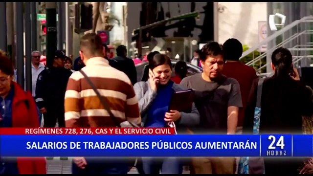 Gobierno acuerda aumento de sueldo a 900 mil funcionarios públicos
