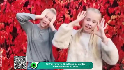 TikTok remove 20 milhões de contas de menores de 13 anos