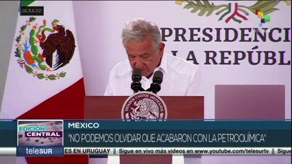 Presidente AMLO encabeza primera etapa constructiva de refinería Olmeca