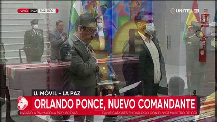 Posesionan a Orlando Ponce como el nuevo comandante General de la Policía