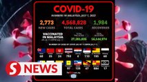 Covid-19: Daily cases above 2,500 for third day in a row with 2,773 new infections detected