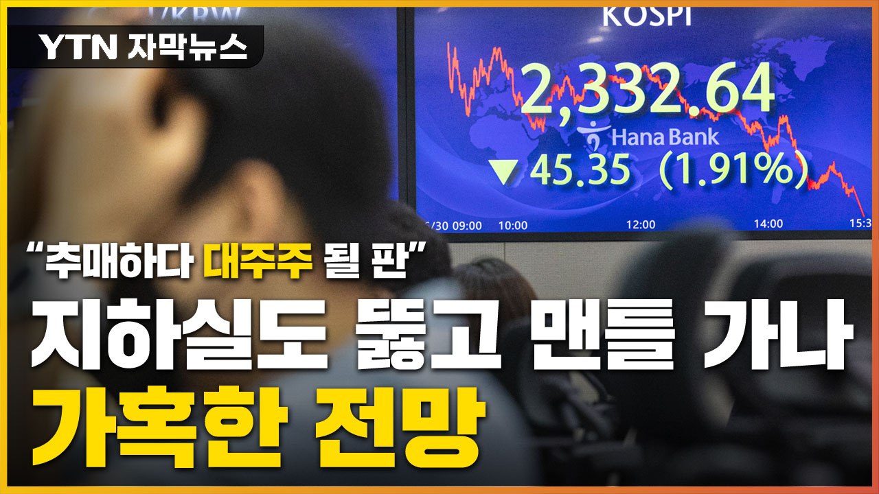 [자막뉴스] 하락률 전 세계 1위...국내 주식 '가혹한 전망' / YTN