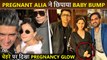PREGNANT Alia Bhatt's Hides Baby Bump, Poses With Karan Johar