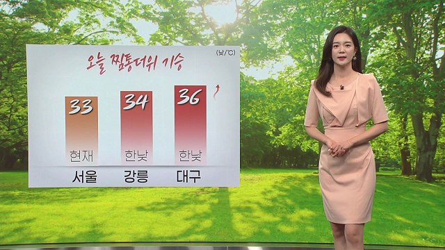 [날씨] 오늘 찜통더위 기승...오후 한때 소나기 / YTN