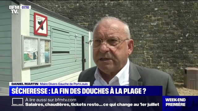 Face à la sècheresse, certaines communes prennent la décision de fermer le robinet des douches de plage