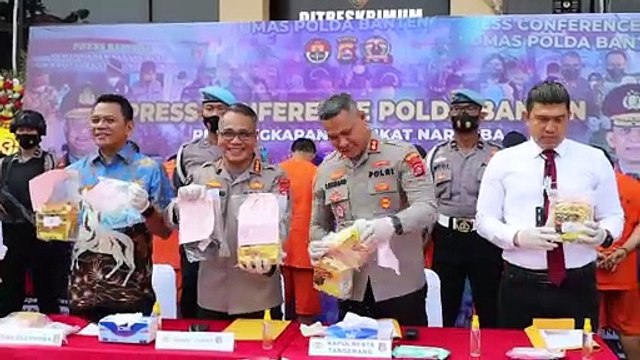 Satresnarkoba Polresta Tangerang Ungkap Sindikat Pengedar Narkoba Jaringan Internasional