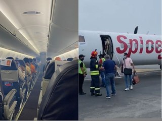 સ્પાઇસ જેટની ફ્લાઇટનું ઇમરજન્સી લેન્ડિંગ, ધુમાડાથી મુસાફરો થયા પરેશાન