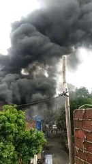 VIDEO: चेन्नई में निजी कंपनी में लगी भीषण आग, एक मजदूर घायल