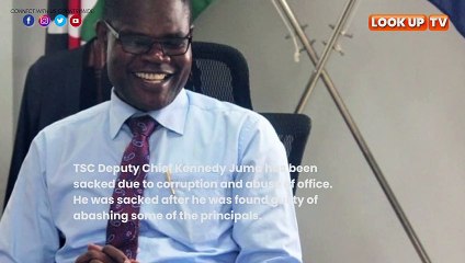 KENNEDY JUMA SACKED FROM OFFICE