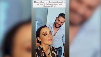 Paula Echevarria disfruta al máximo en las bodas de plata de unos amigos
