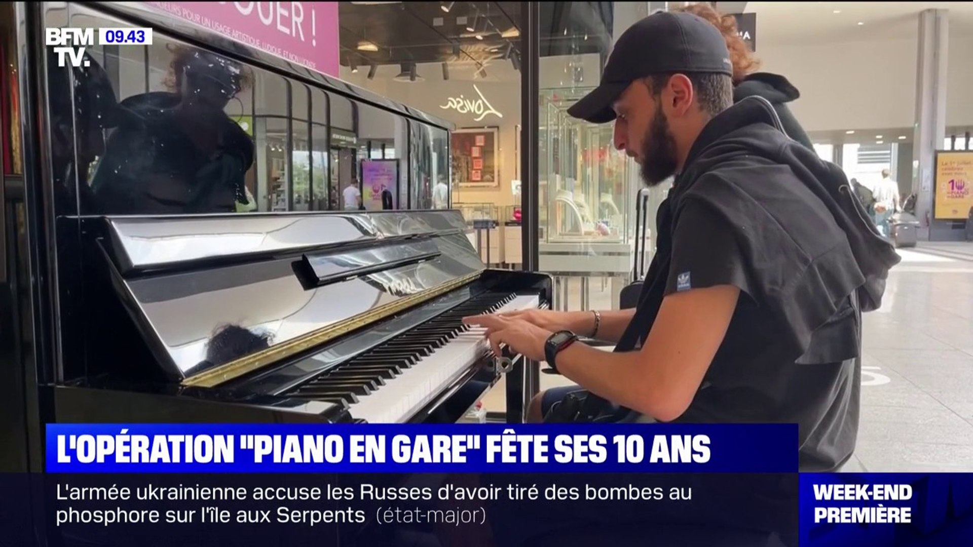 L'opération "piano en gare" fête ses dix ans - Vidéo Dailymotion