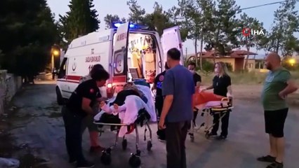 Hasta nakli gerçekleştiren ambulansın motoru yanınca olanlar oldu