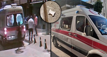 Sağlık ekibine kaldırım taşlı saldırı