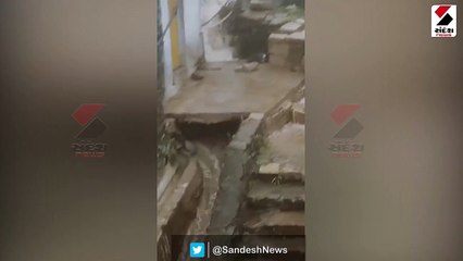 મેઘમહેરથી ગીરનાર પર વહ્યા ઝરણા