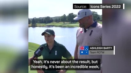 Barty hopes to see more girls playing in the next Icon Series