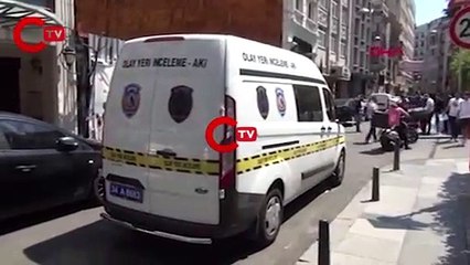 Beyoğlu'nda feci olay: 8. kattan düşen turist hayatını kaybetti