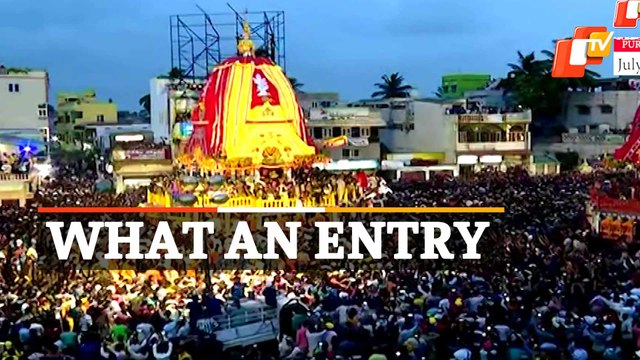 Rath Yatra - Lord Jagannath's Chariot Arrives At Gundicha Temple