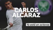Carlos Alcaraz ya está en los octavos de Wimbledon