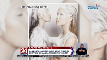 Paggunita sa anibersaryo ng Mt. Pinatubo eruption, idinaan sa fashion photoshoot | 24 Oras Weekend
