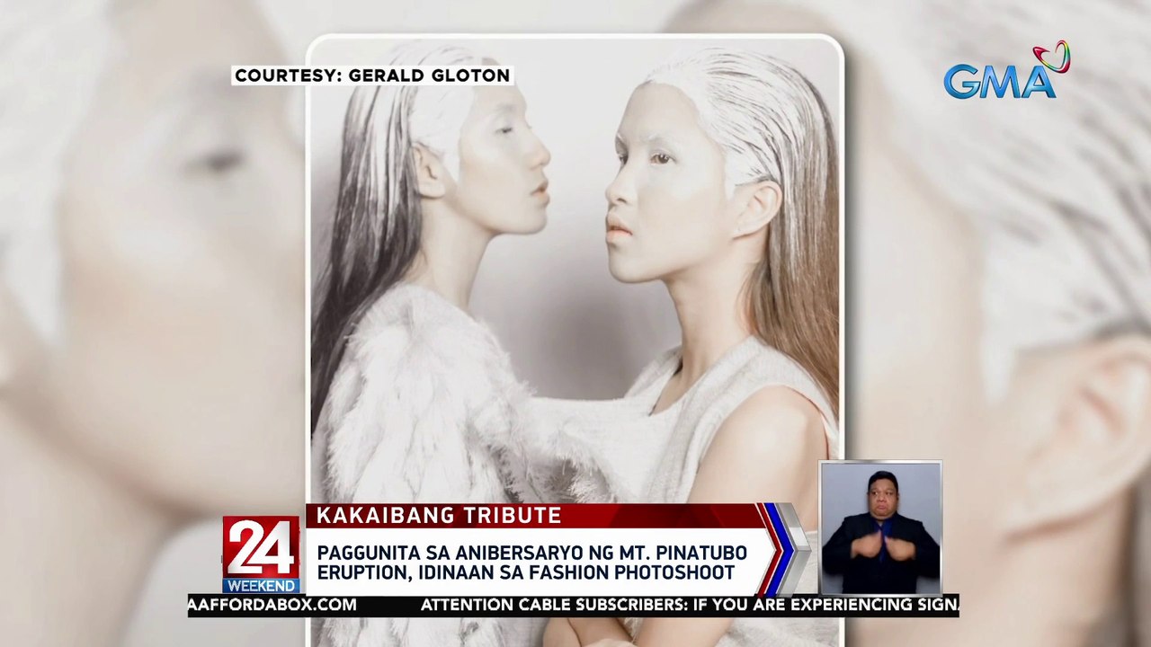 Paggunita sa anibersaryo ng Mt. Pinatubo eruption, idinaan sa fashion photoshoot | 24 Oras Weekend