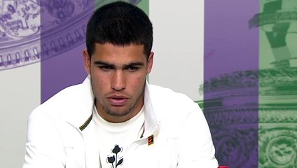 Wimbledon 2022 - Carlos Alcaraz : "I feel much more comfortable on the grass than in the first round"