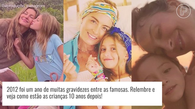2012, o ano da cegonha! Quem são os filhos de famosas que completam 10 anos em 2022?