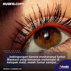 Duh Aduh! Maskara Cewek Luntur Gegara Abis Nangis, Potret Wajahnya Jadi Seram