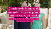 Charlene de Monaco dans une robe très luxueuse pour son anniversaire de mariage avec le prince Alber