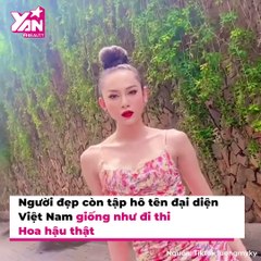 Lương Mỹ Kỳ gây chú ý khi tập hô tên, chuẩn bị layout cho MIQ 2023 | Điện Ảnh Net