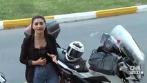 Motosikletli kapkaç çetesi kamerada