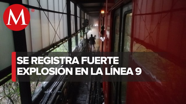En CdMx, corto circuito provoca incendio en estación Velódromo