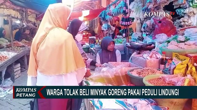 Pedagang di Pasar Tradisional Keluhkan Syarat Beli Minyak Goreng Pakai Aplikasi Pedulilindungi