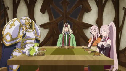 En apprendre sur les profondeurs du monde au village des Elfes - Skeleton Knight in Another World S01E06 VOSTFR