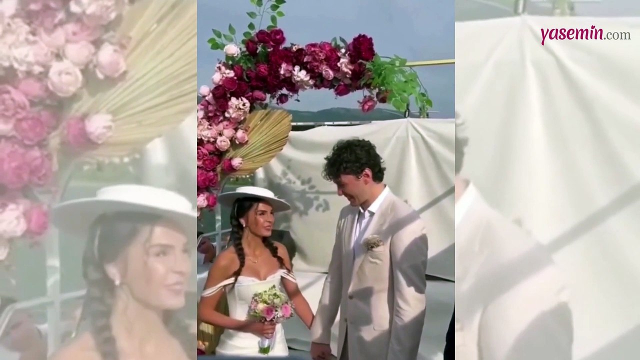 Ebru Şahin ve Cedi Osman evlendi! Ebru Şahin ge...