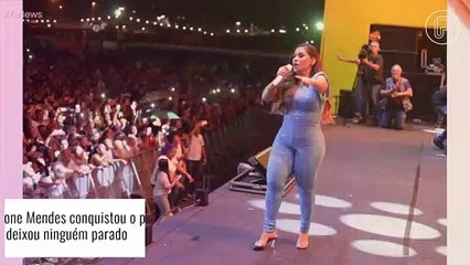 Sem Simaria, Simone conquista público com show solo em Salvador: 'Dando o meu melhor'