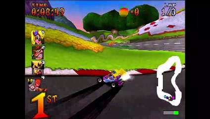 [PS1] Crash Team Racing Gameplay - Coco Park