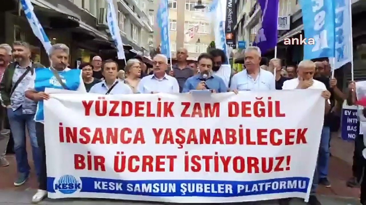 Samsun KESK Şubeler Platformu: Kaşıkla verilen kepçeyle alınmak isteniyor