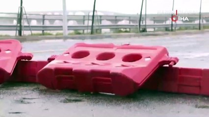 Çin’de yılın ilk tayfunundan görüntüler! Acil durum seviyesi 2’ye yükseltildi