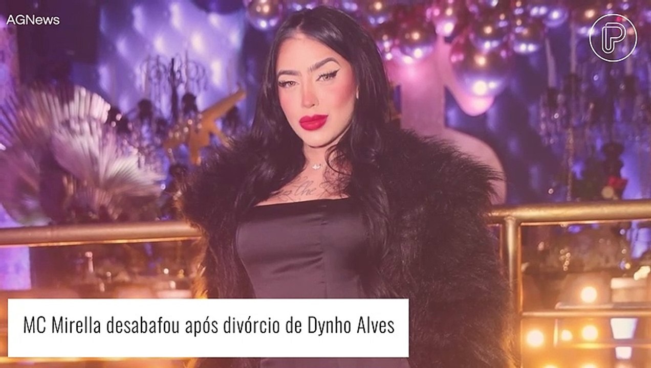 MC Mirella oficializa fim do casamento com Dynho Alves e desabafa: 'Longe de ser algo feliz'