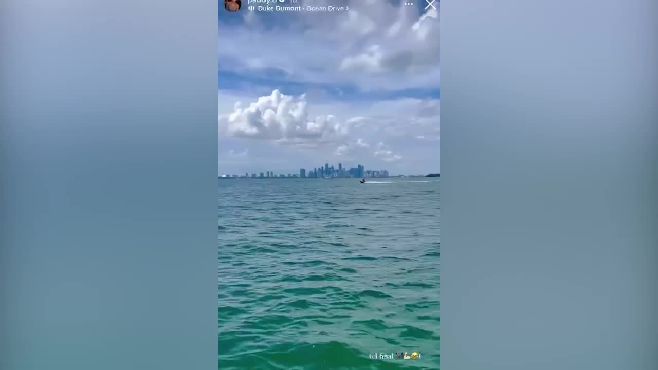 Las lujosas vacaciones de Marcos Llorente y Paddy en Miami: vean el momento motos de agua