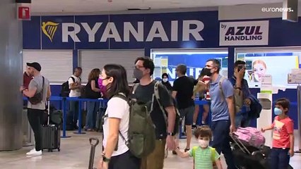 Download Video: Greves lançam aeroportos europeus no caos