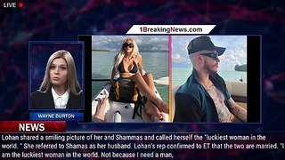Lindsay Lohan Marries Bader Shammas - 1breakingnews.com